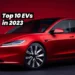 Top 10 electric cars in 2023