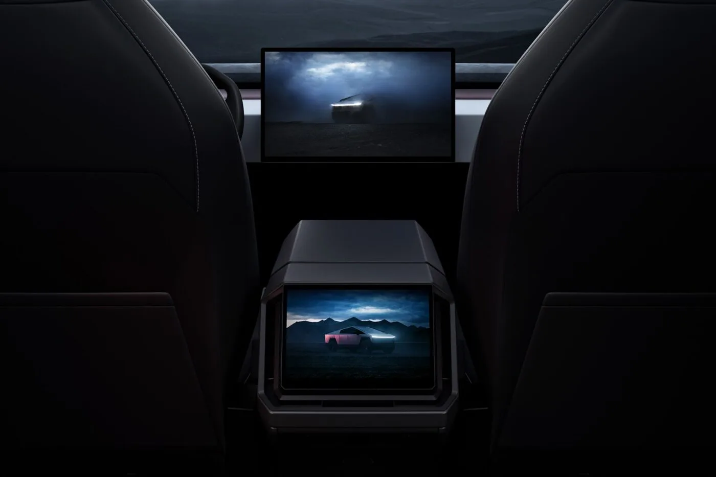 Tesla Cybertruck interior design