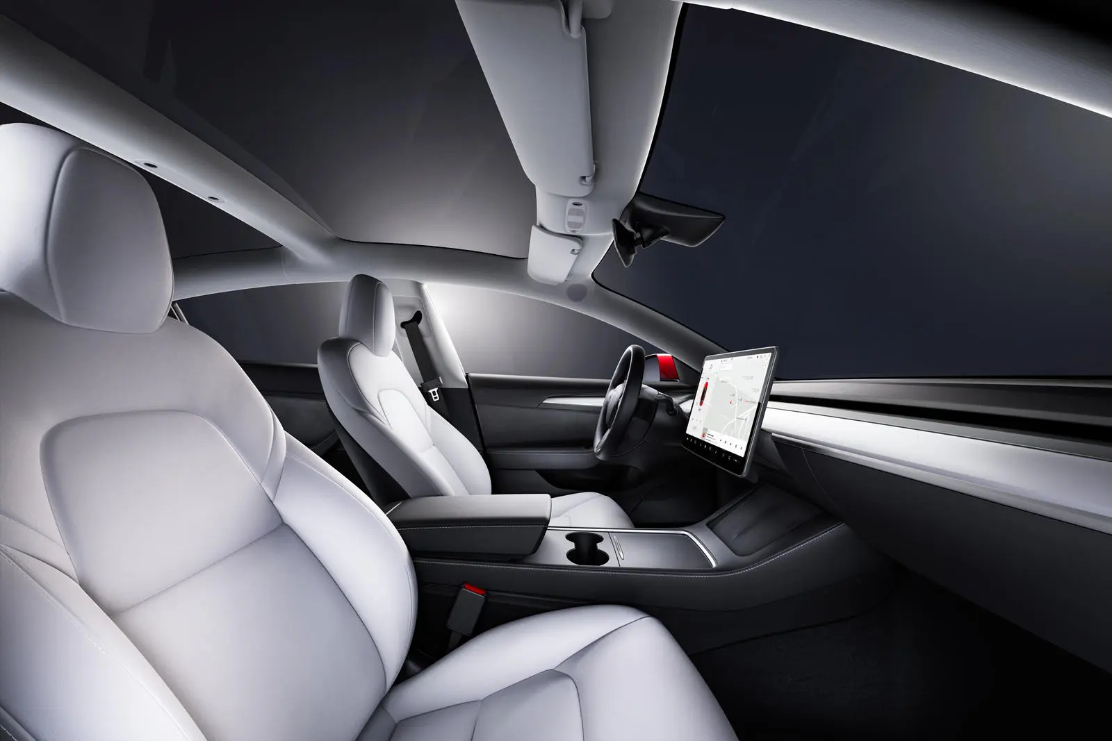 Tesla model 3 interior design