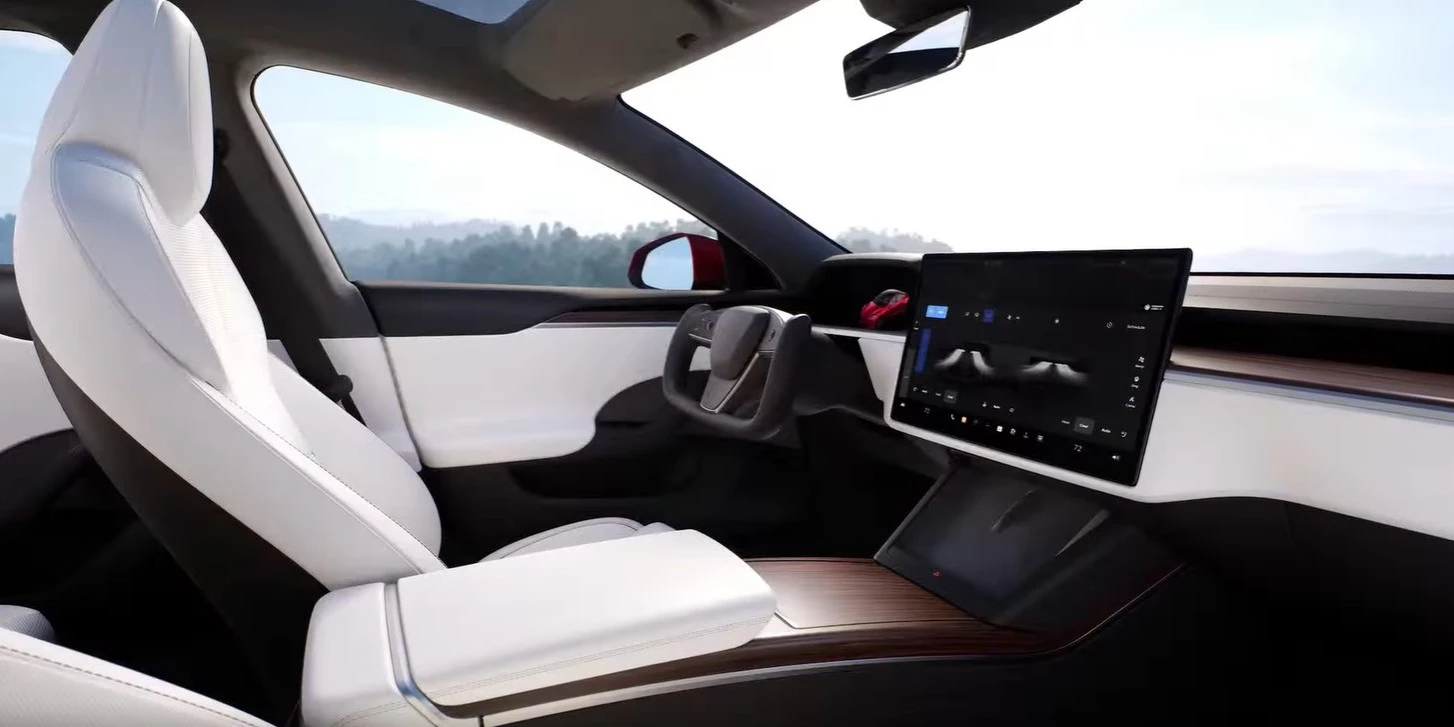 Tesla Model S interior design